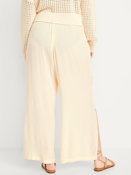 Image number 6 showing, High-Waisted Swim Cover-Up Pants