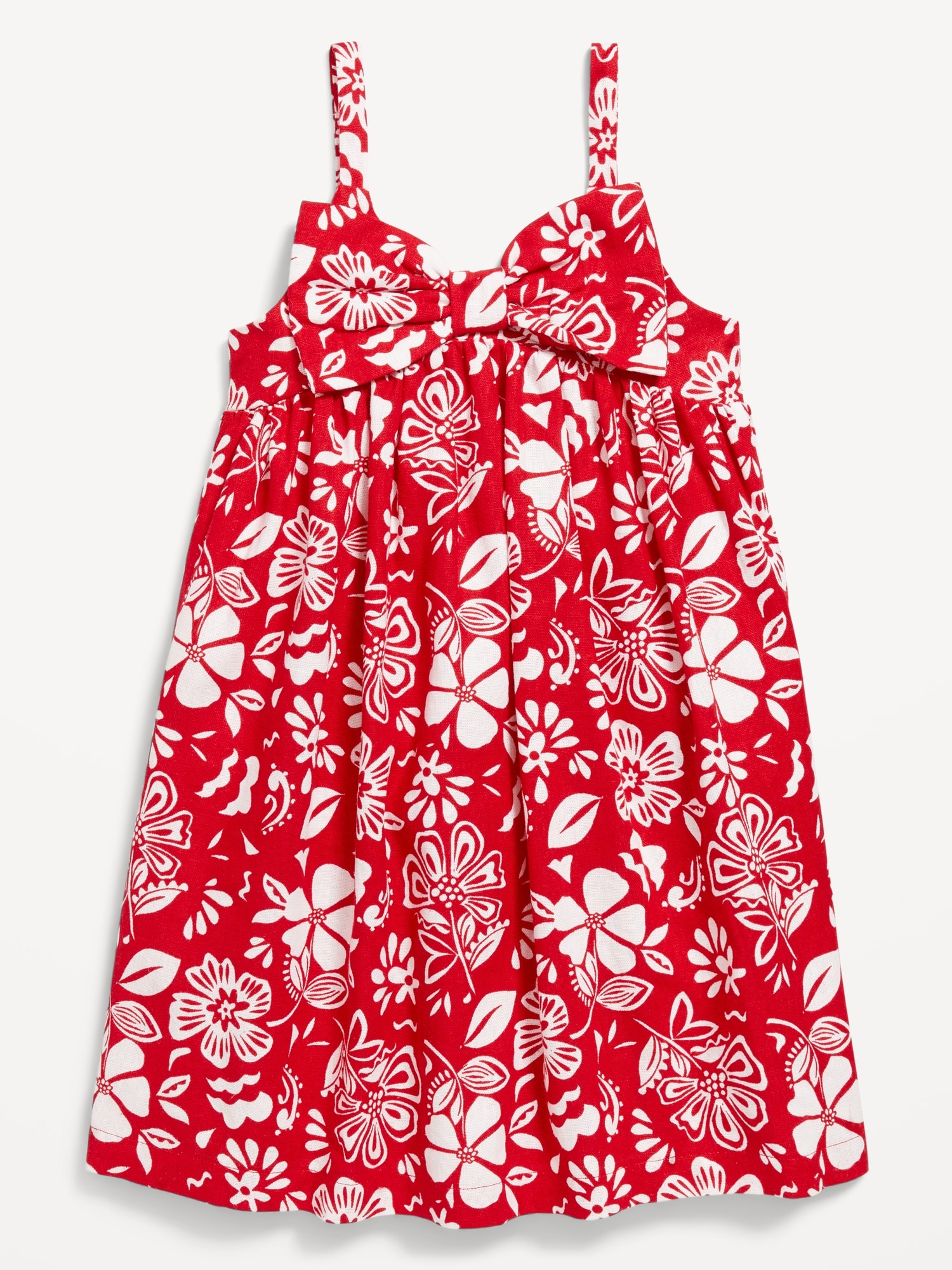 Sleeveless Bow-Tie Dress for Toddler Girls