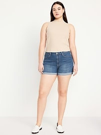High-Waisted Wow Jean Shorts -- 3-inch inseam