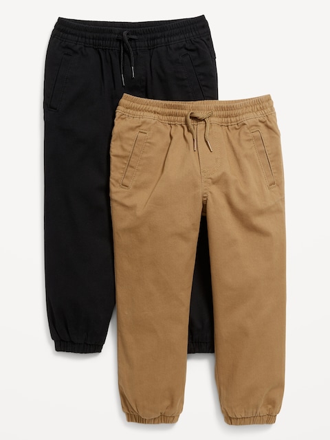 Functional-Drawstring Jogger Pants 2-Pack for Toddler Boys - Doe A Deer