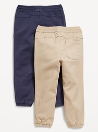 Image number 2 showing, Functional-Drawstring Jogger Pants 2-Pack for Toddler Boys