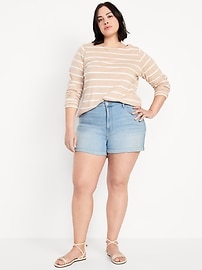 High-Waisted Wow Jean Shorts -- 3-inch inseam