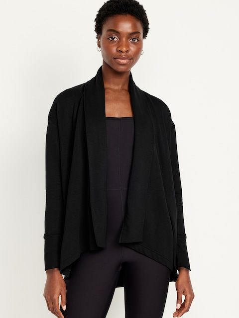 Live-In Open-Front Wrap - Black Jack