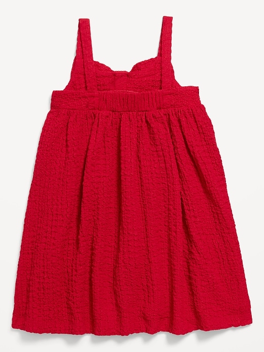 View large product image 2 of 3. Sleeveless Bow-Tie Dress for Toddler Girls