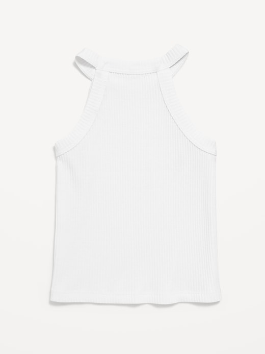View large product image 2 of 2. Fitted Halter Tank Top for Toddler Girls