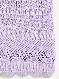 View large product image 4 of 4. Crochet-Knit Tank Top for Girls