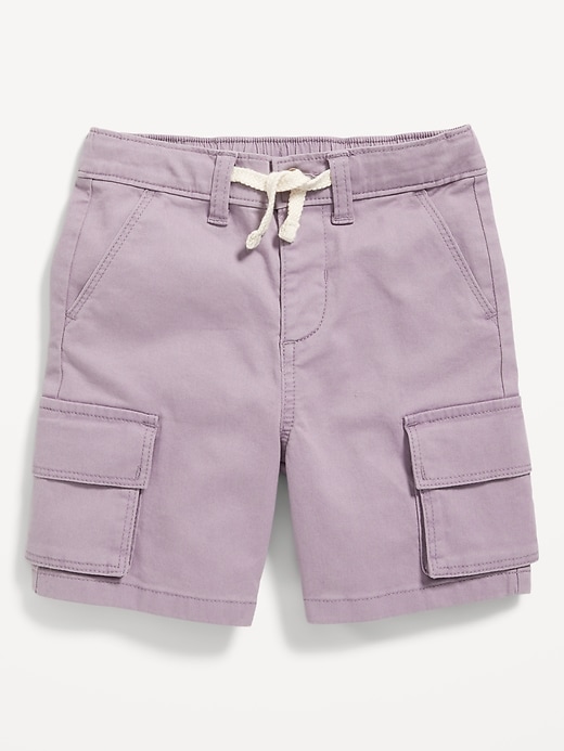 View large product image 1 of 2. Functional-Drawstring Cargo Shorts for Toddler Boys
