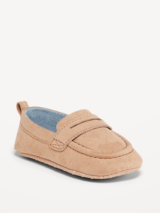 View large product image 1 of 4. Faux-Suede Moccasin Slip-On Shoes for Baby