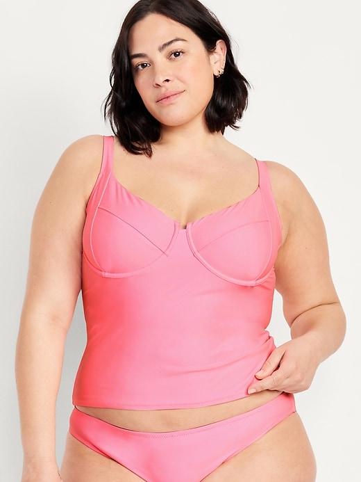Image number 7 showing, Underwire Tankini Swim Top