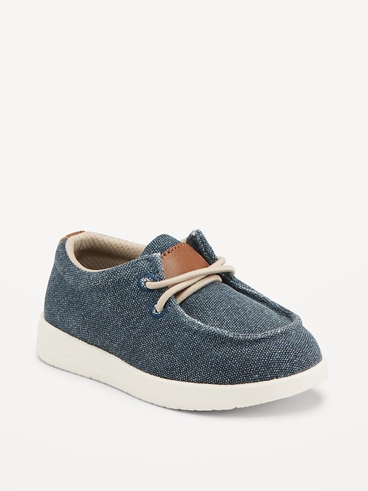 View large product image 1 of 4. Slip-On Deck Shoes for Toddler Boys