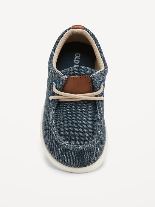 View large product image 2 of 4. Slip-On Deck Shoes for Toddler Boys