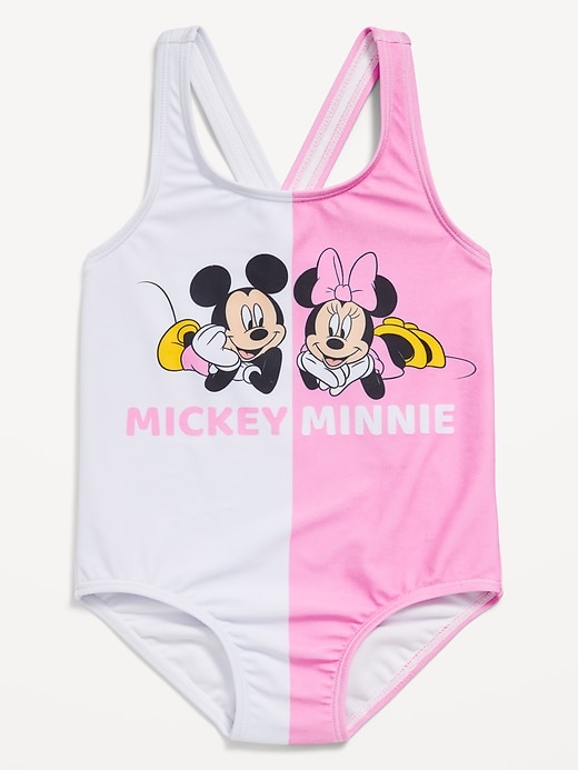 View large product image 1 of 1. Disney© Graphic One-Piece Swimsuit for Toddler Girls