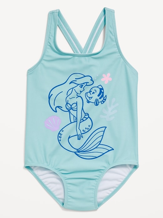 View large product image 1 of 2. Disney© Graphic One-Piece Swimsuit for Toddler Girls