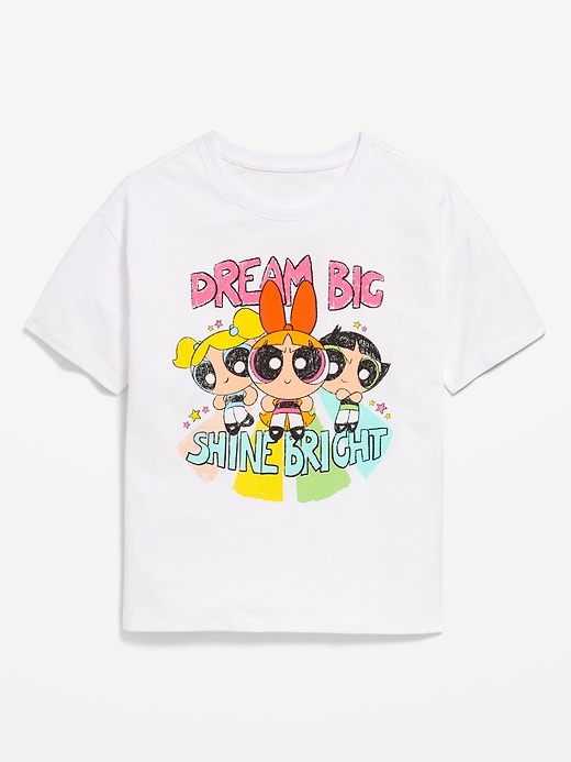 View large product image 1 of 1. Oversized Licensed Graphic T-Shirt for Girls