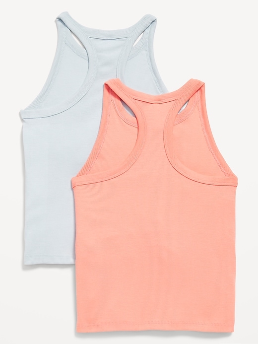 View large product image 2 of 2. UltraLite Rib-Knit Performance Tank Top 2-Pack for Girls