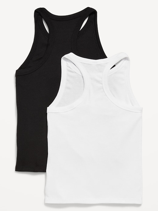 View large product image 2 of 2. UltraLite Rib-Knit Performance Tank Top 2-Pack for Girls