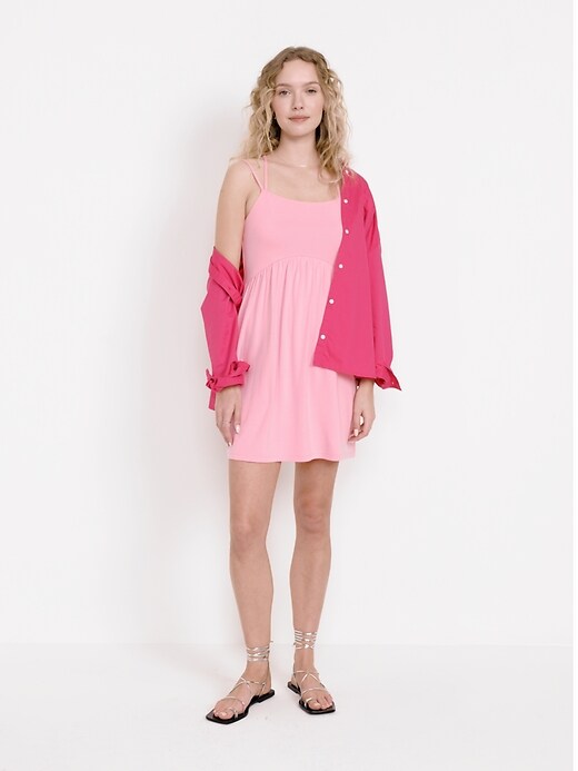 Fit & Flare Strappy Mini Dress | Old Navy