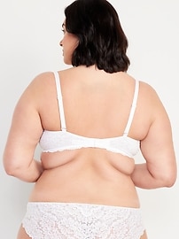 View large product image 8 of 8. Lace Underwire Balconette Bra