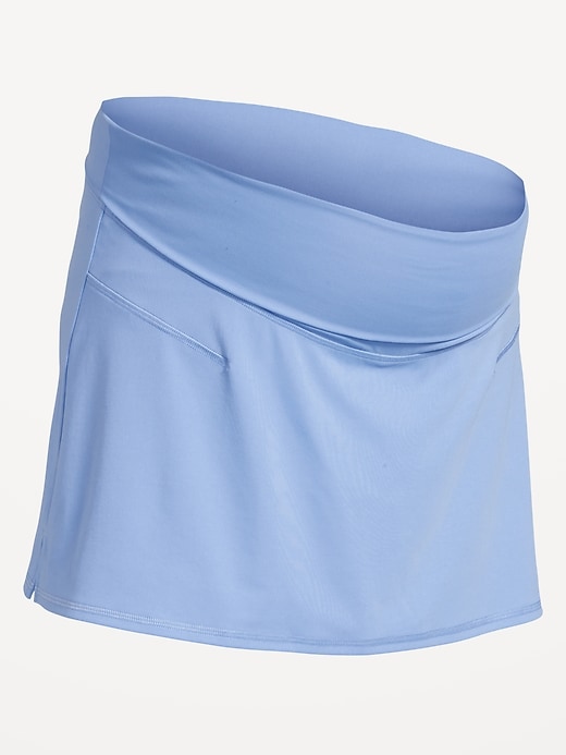 Image number 7 showing, Maternity Rollover-Waist PowerSoft Skort