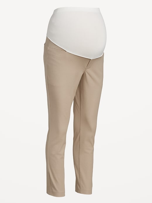 Image number 4 showing, Maternity Full-Panel Pixie Ankle Pants