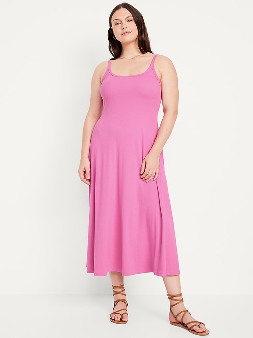 Image number 4 showing, Fit & Flare Rib-Knit Maxi Dress