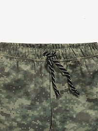 View large product image 3 of 3. Functional-Drawstring Mesh Shorts for Toddler Boys