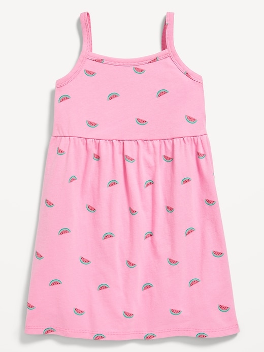 View large product image 1 of 2. Printed Sleeveless Fit and Flare Dress for Toddler Girls