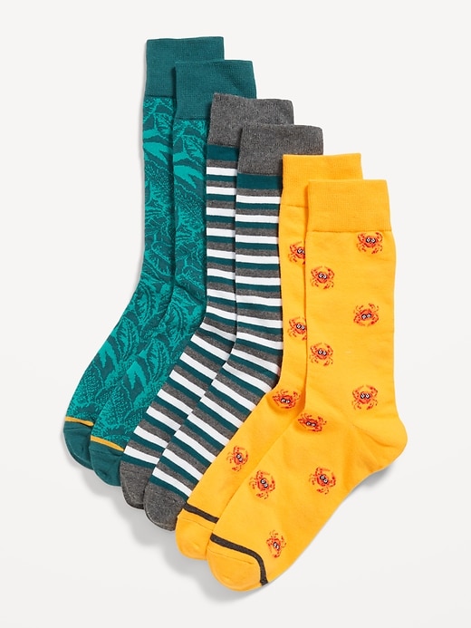View large product image 1 of 1. 3-Pack Novelty Socks