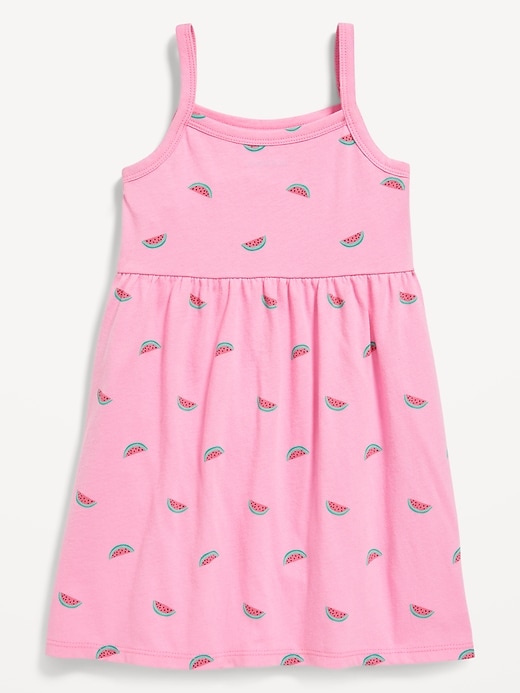 View large product image 2 of 2. Printed Sleeveless Fit and Flare Dress for Toddler Girls