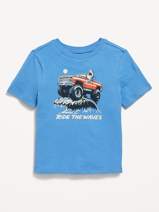 View large product image 1 of 2. Short-Sleeve Graphic T-Shirt for Toddler Boys