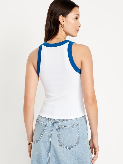 Image number 2 showing, Graphic Crop Tank Top