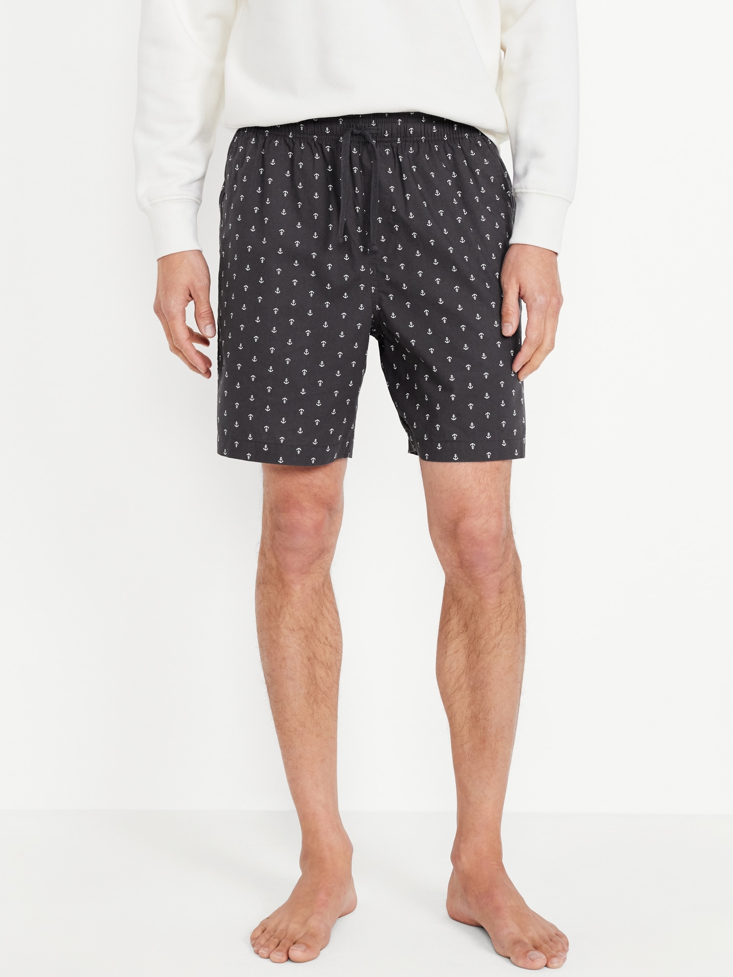 Poplin Pajama Shorts - 7-inch inseam