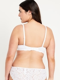 View large product image 6 of 8. Lace Underwire Balconette Bra