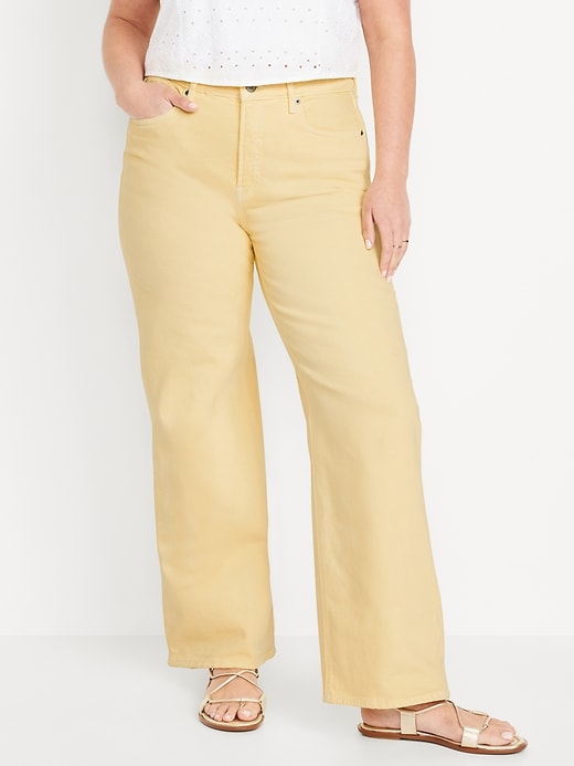 Image number 5 showing, Extra High-Waisted Wide-Leg Jeans