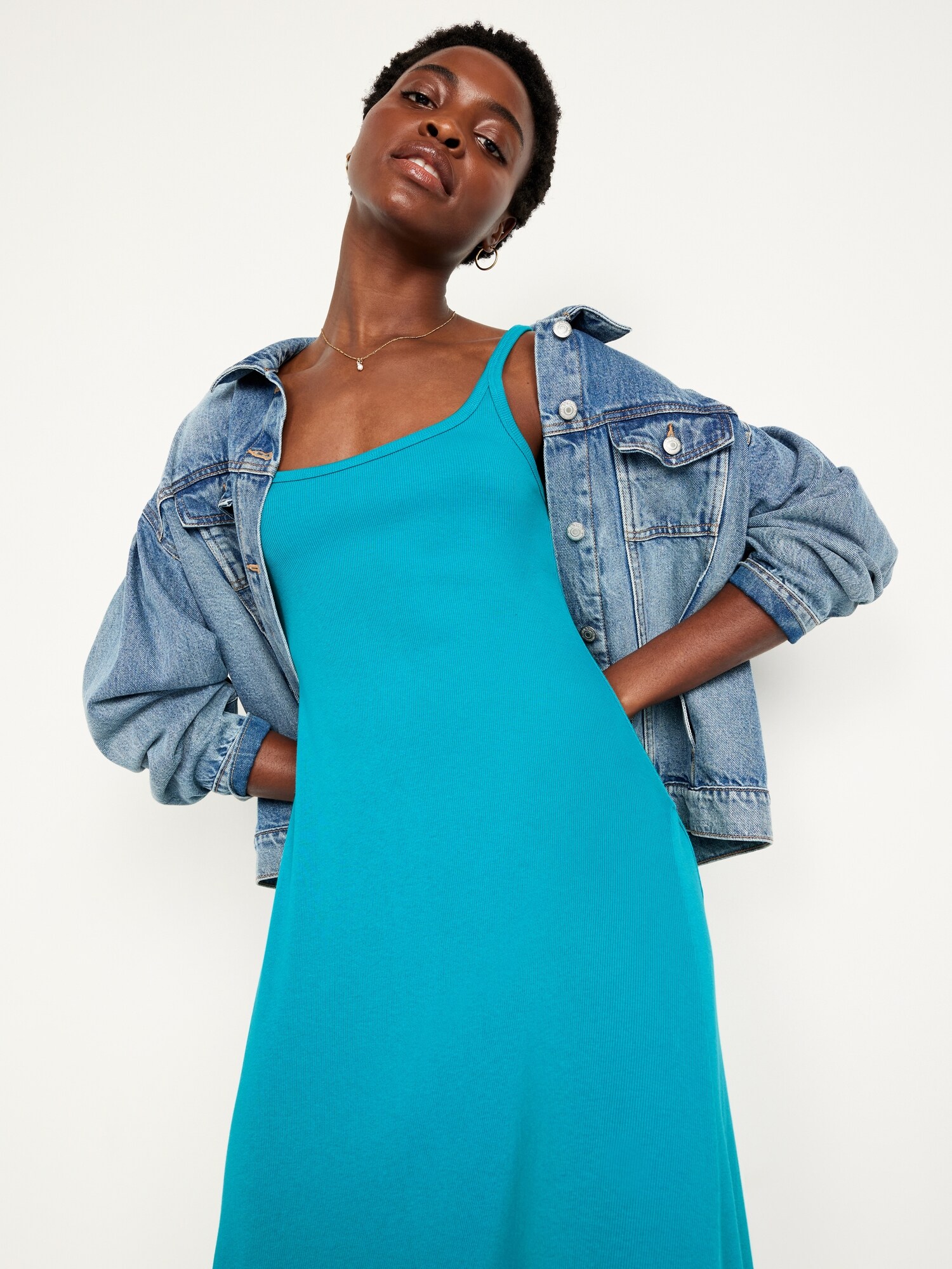 fit and flare rib knit maxi dress old navy Fit & Flare Rib-Knit Maxi Dress