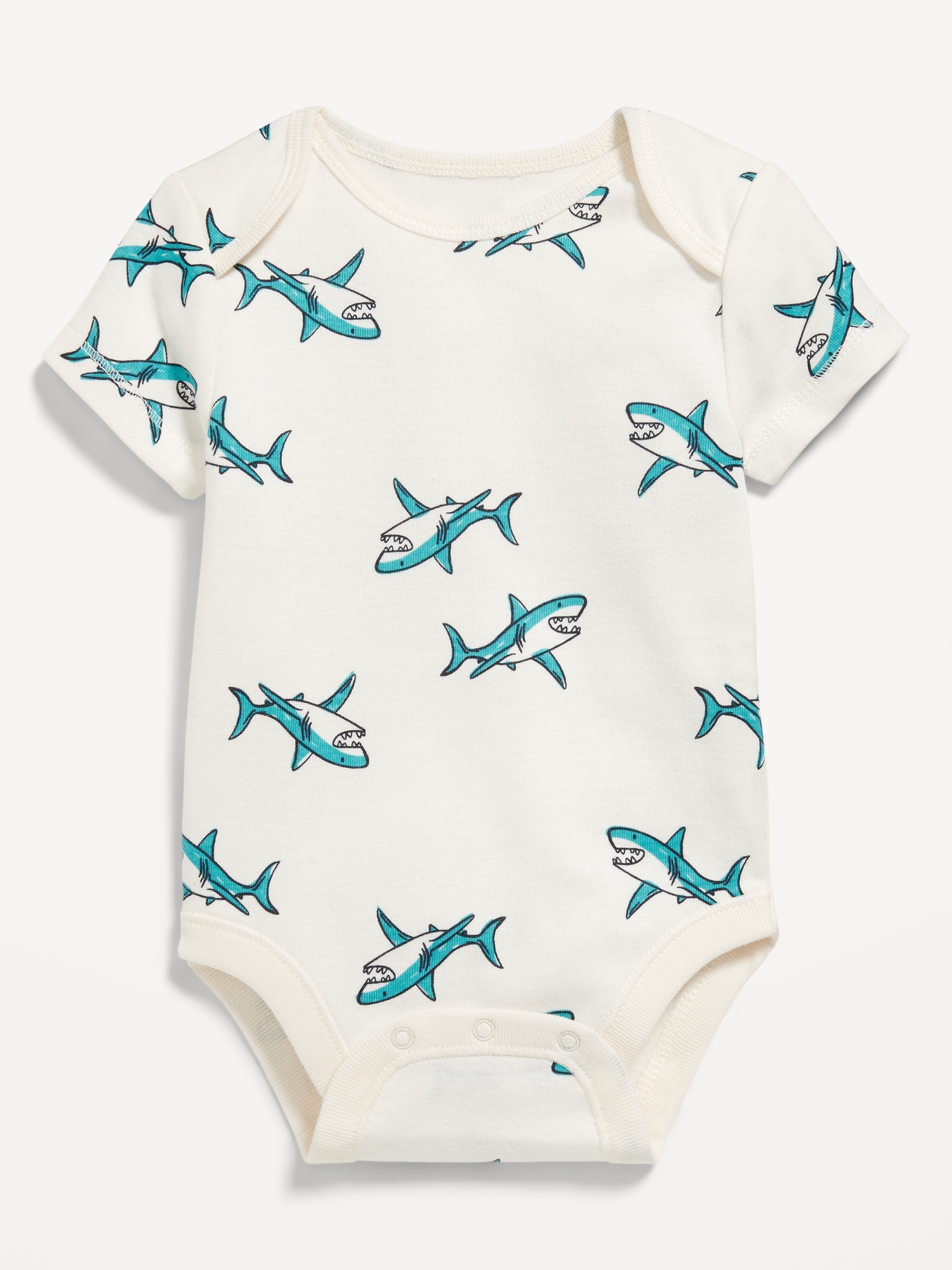 Printed Short-Sleeve Bodysuit for Baby