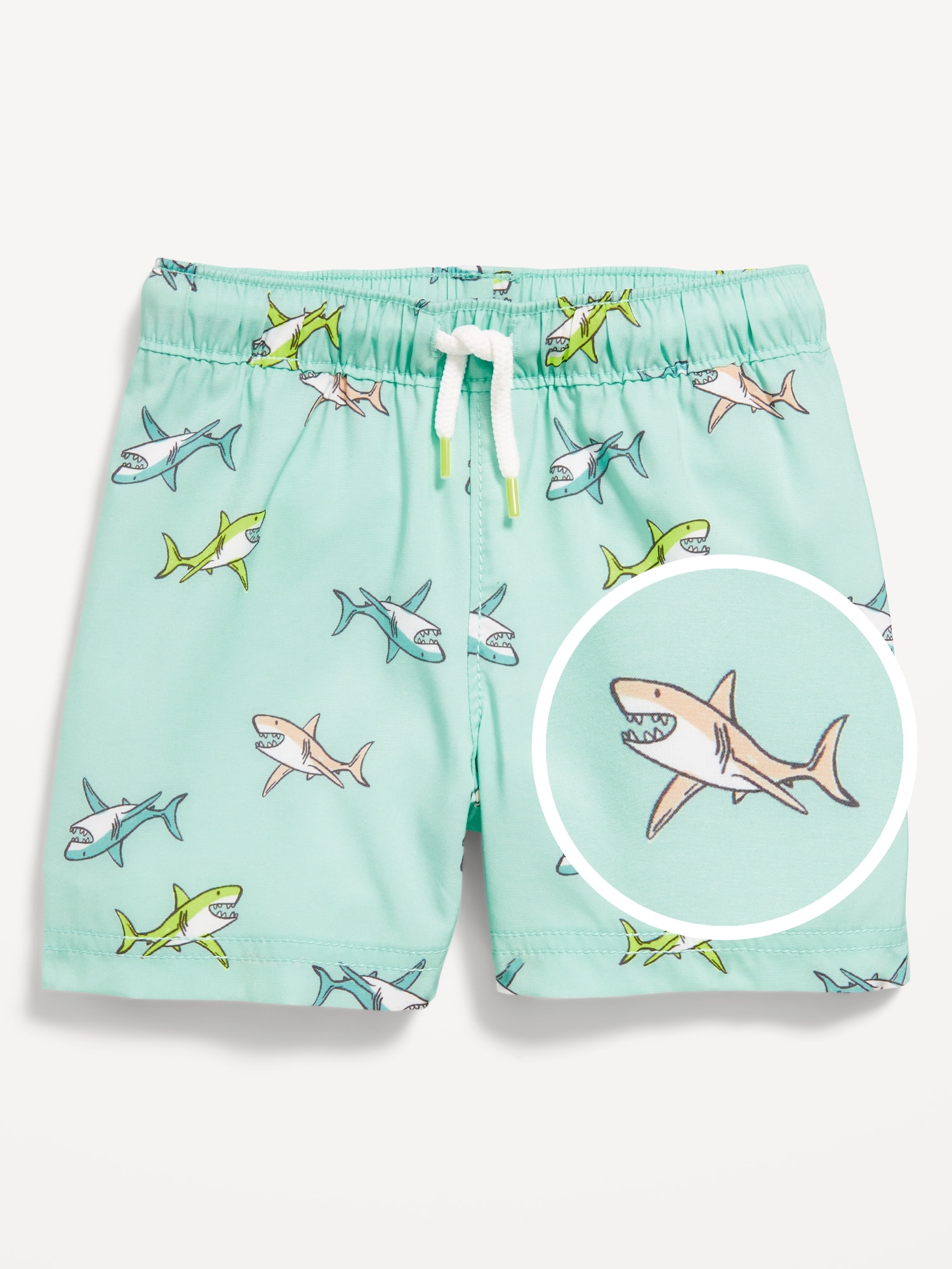 Matching Printed Swim Trunks for Baby