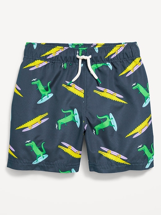 View large product image 1 of 2. Matching Printed Swim Trunks for Toddler Boys