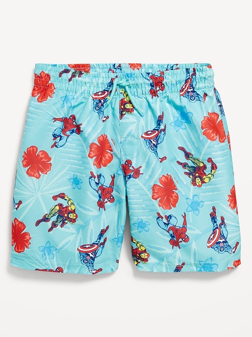 View large product image 1 of 3. Licensed Pop Culture Swim Trunks for Boys