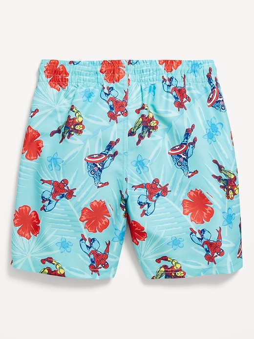 View large product image 2 of 3. Licensed Pop Culture Swim Trunks for Boys