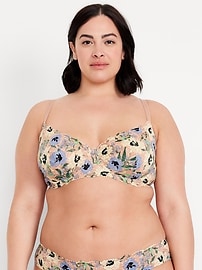 View large product image 7 of 8. Lace Underwire Balconette Bra