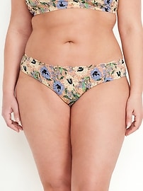 View large product image 7 of 8. Mid-Rise Lace Bikini Underwear