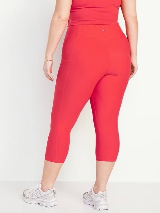 Image number 8 showing, High-Waisted PowerSoft Crop Leggings
