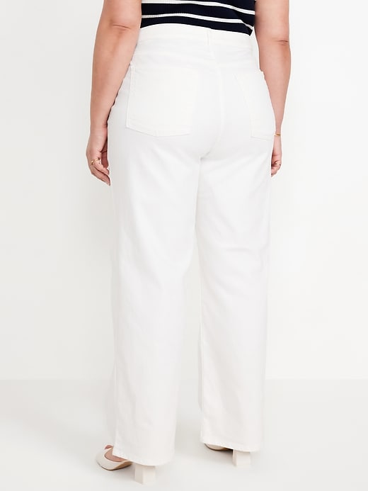 Image number 8 showing, High-Waisted Wow Wide-Leg Jeans
