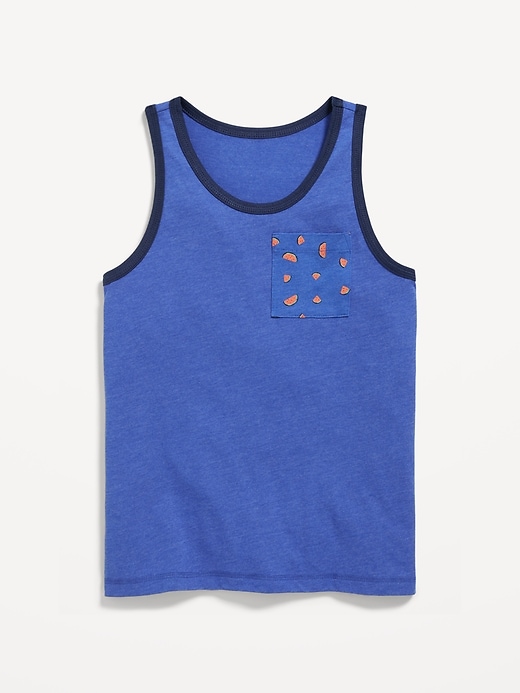 View large product image 2 of 4. Softest Pocket Tank Top for Boys