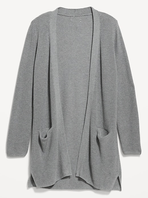 Image number 8 showing, Open-Front Longline Sweater