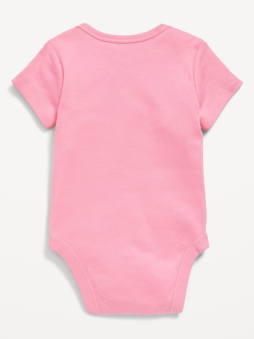 View large product image 2 of 2. Short-Sleeve Graphic Bodysuit for Baby