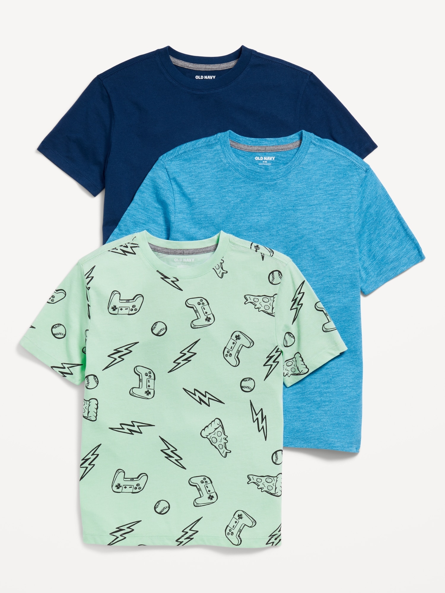 Softest Short-Sleeve T-Shirt 3-Pack for Boys