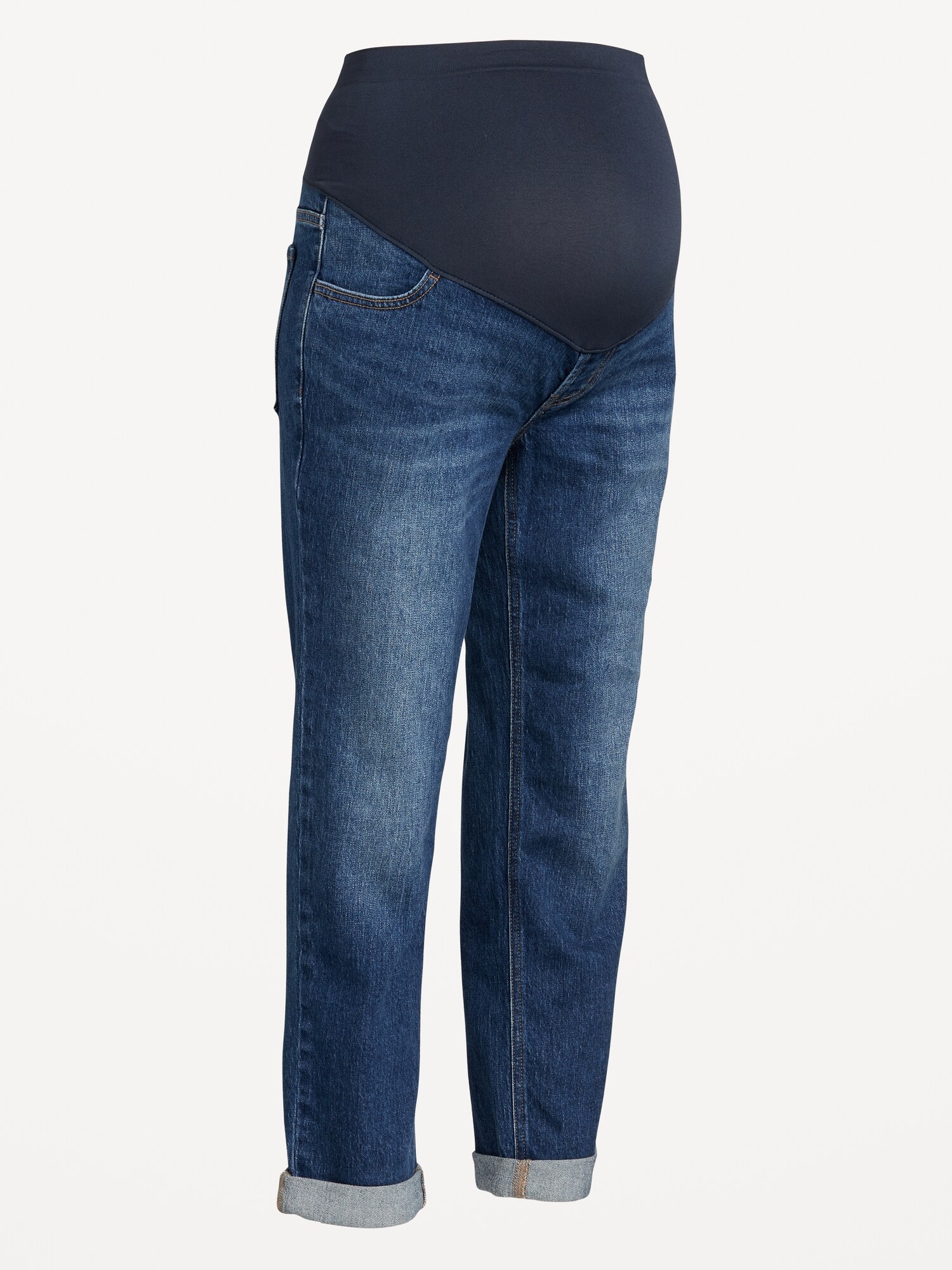 Женские джинсы Old Navy Maternity Full Panel Wow Boyfriend, цвет: Aster — фото 4