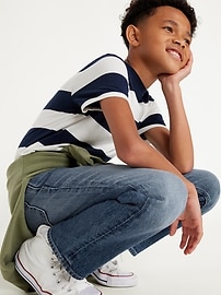 View large product image 3 of 4. Built-In Flex Loose Straight Jeans for Boys